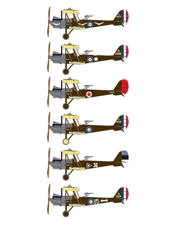1:72 RAF RE.8 Paper Model Kit