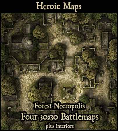 Heroic Maps – The Forest Necropolis