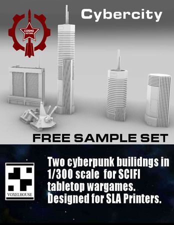 Cyberpunk Buildings – Set II