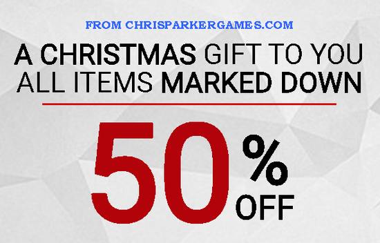 Chris Parker Games Xmas Sale