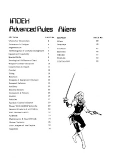 Advanced Laserburn contents page