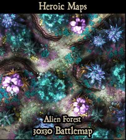 Heroic Maps &ndash; Alien Forest