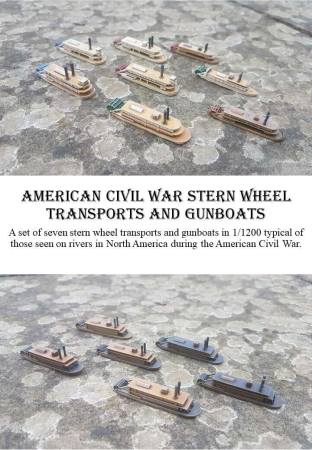 ACW stern wheelers