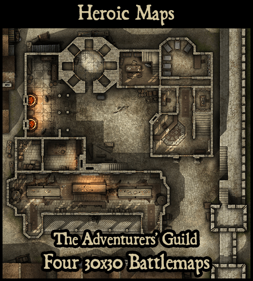 Heroic Maps – Storeys: The Adventurers' Guild