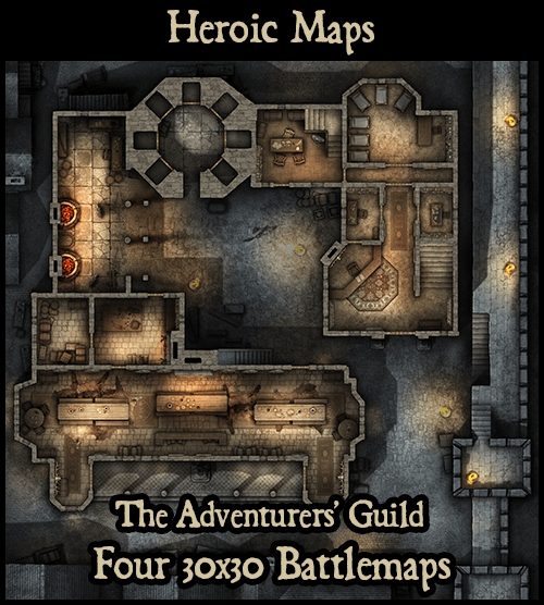 Heroic Maps – Storeys: The Adventurers' Guild