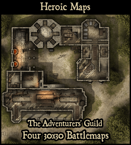 Heroic Maps – Storeys: The Adventurers' Guild