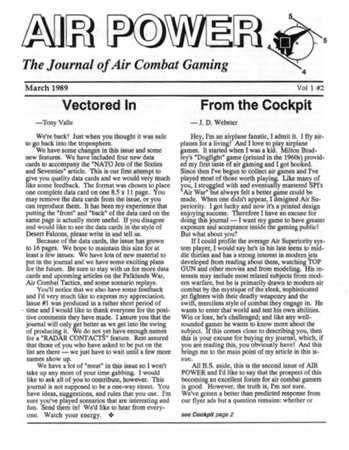 Journal of Air Combat Gaming #02