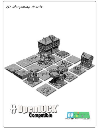 Wargaming Boards Set