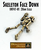 Skeleton Face Down