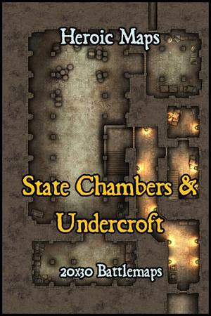 Heroic Maps – Storeys: State Chambers & Undercroft