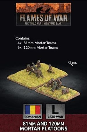 Romanian 81mm and 102mm Mortar Platoons