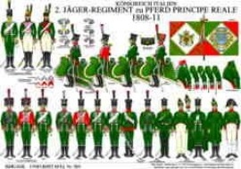 394: Kingdom of Italy: 2nd Rifle Regiment on Horseback Principe Reale 1808-1811
