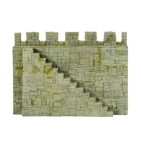 28BC103 – Castle Straight Wall with Stairs