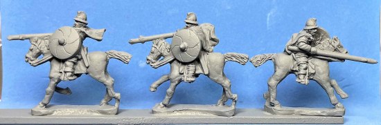 Carolingian cloaked elite cavalry