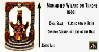 Mummified Wizard on Throne