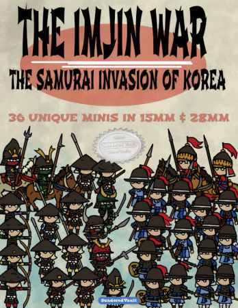 Imjin War: Samurai Invasion of Korea Miniatures – Samurai & Joseon 28mm & 15mm Minis