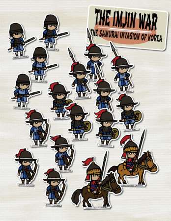 Imjin War: Samurai Invasion of Korea Miniatures – Samurai & Joseon 28mm & 15mm Minis