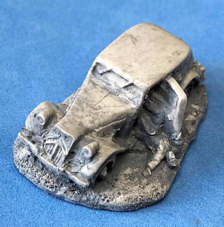 Crashed car