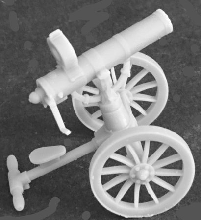 Accles-Gatling on Cart