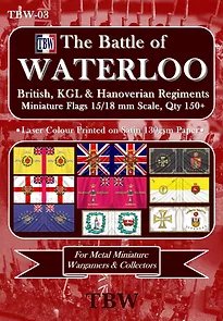 TBW03 British, KGL & Hanoverian Regiments – 10mm & 15/18mm Flags