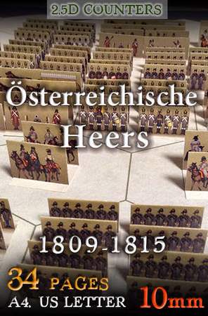 sterreichische Heers 1809-1815 Austrian Army (10mm) Winter Dress