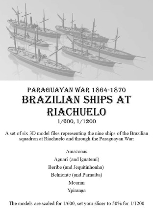 Brazilian Ships at Riachuelo