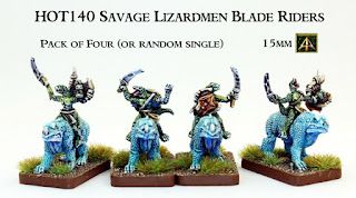 Savage Lizardmen Blade Riders