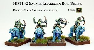 Savage Lizardmen Bow Riders