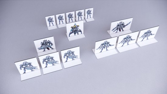 Robot Legions Set #3 – Paper Miniatures