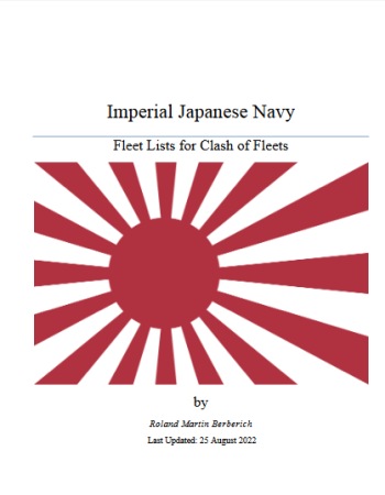 Clash of Fleets – Imperial Japanese Navy