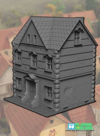 Building 3 WWII for Cityblocks (Modular) for 3D Printing (STL File)