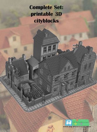 3DPrintable Cityblocks (Modular)