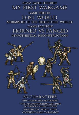 Horned vs Fanged – 28mm Primal Warriors