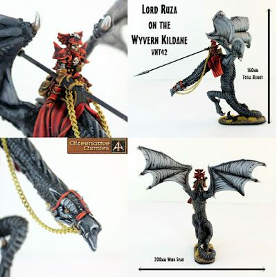Lord Ruza on the Wyvern Kildane