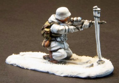 Deployed ski trooper