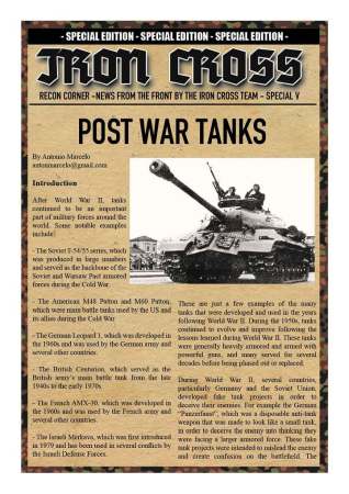 Post War Tanks