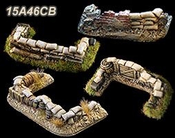 15A46CB – Assorted Small Dug-in Markers x 4