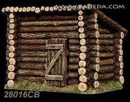 28016CB – 28mm Log Hut