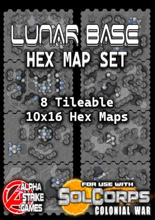 Lunar Base Hex Map Set