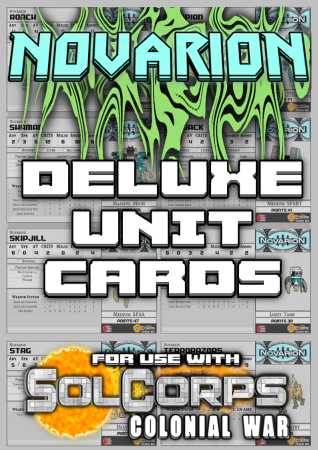 Novarion Deluxe Unit Cards
