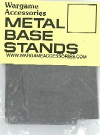 20 Metal Bases: 40 x 40mm for L'Art de la Guerre 15mm