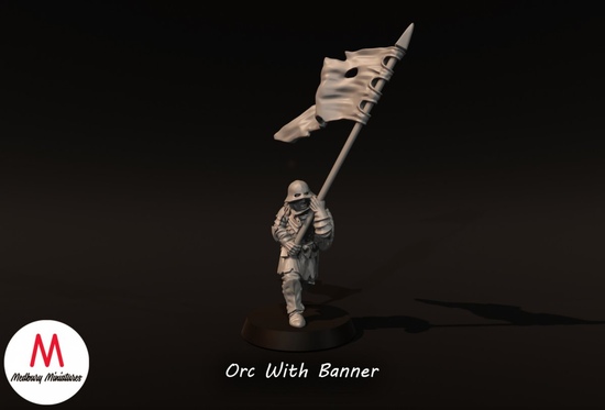 Orc With Banner