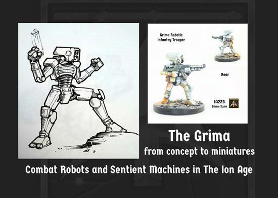 15mm Grima Robotic Infantry concept art