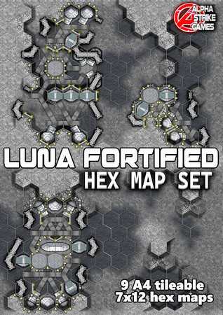 Luna Fortified Hex Map Set