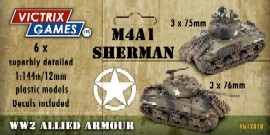Victrix WWII: 12mm M4A1 Sherman Models