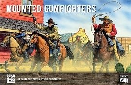  DEAD MAN'S HAND: 28mm Mounted Gunfighters Boxed Set