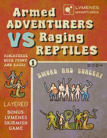 Armed Adventurers vs Raging Reptiles