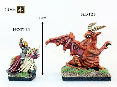 Elf cavalry vs Sitting Dragon