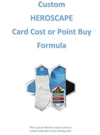 Custom Card Cost Point Buy System
