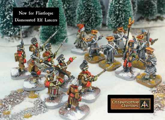 Dismounted Elf Lancers